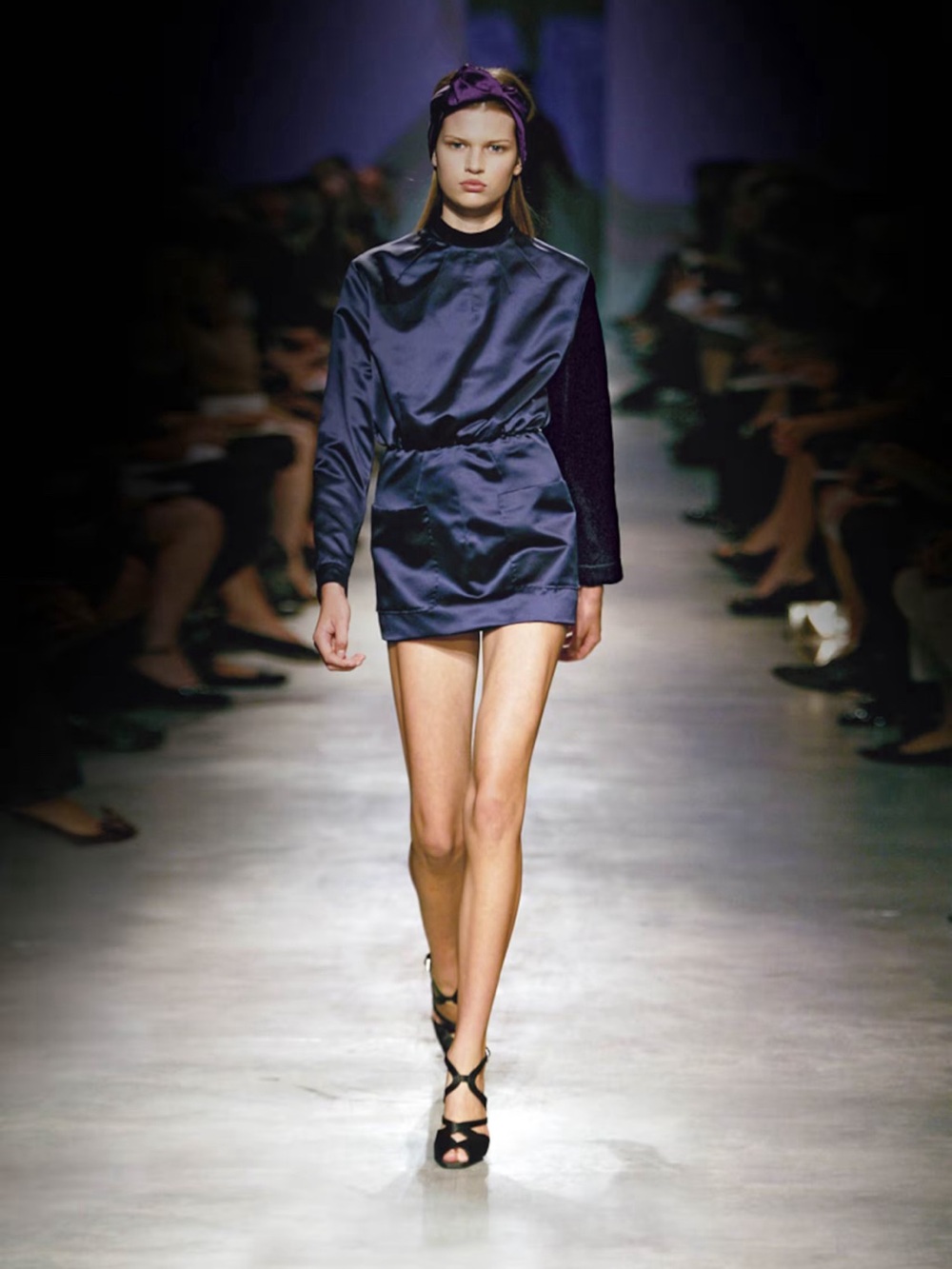 Prada Spring 2007 Indigo Silk Tunic